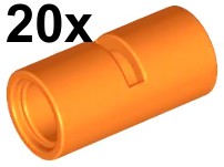 Technic :: Connectors :: 62462#20 Orange Technic, Pin Connector Round ...